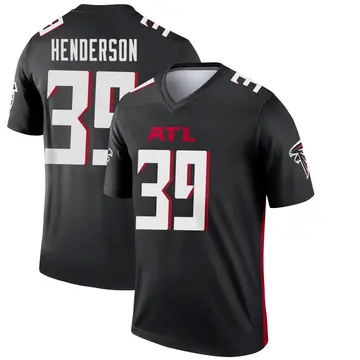 Black Men's C.J. Henderson Atlanta Falcons Legend Jersey