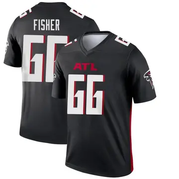 Black Men's Joey Fisher Atlanta Falcons Legend Jersey