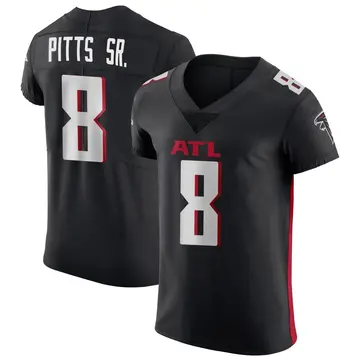 Black Men's Kyle Pitts Sr. Atlanta Falcons Elite Alternate Jersey