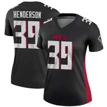 Black Women's C.J. Henderson Atlanta Falcons Legend Jersey