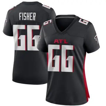 Black Women's Joey Fisher Atlanta Falcons Game Alternate Jersey