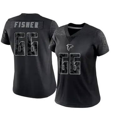 Black Women's Joey Fisher Atlanta Falcons Limited Reflective Jersey