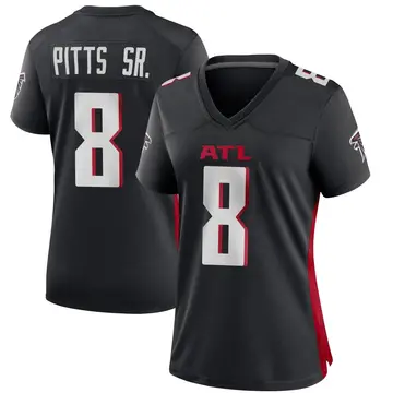 Black Women's Kyle Pitts Sr. Atlanta Falcons Game Alternate Jersey