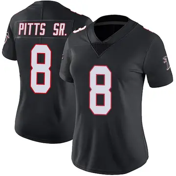 Black Women's Kyle Pitts Sr. Atlanta Falcons Limited Vapor Untouchable Jersey