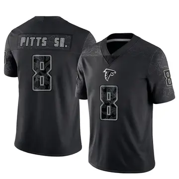 Black Youth Kyle Pitts Sr. Atlanta Falcons Limited Reflective Jersey