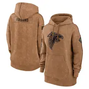 Brown Women's Atlanta Falcons 2023 Salute to Service Pullover Hoodie
