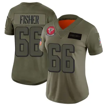 Camo Women's Joey Fisher Atlanta Falcons Limited 2019 Salute to Service Jersey