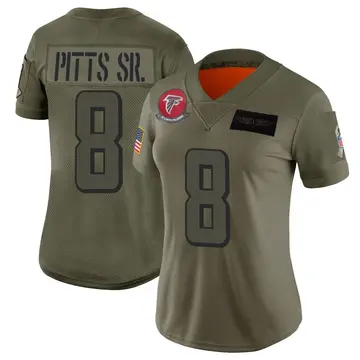 Camo Women's Kyle Pitts Sr. Atlanta Falcons Limited 2019 Salute to Service Jersey