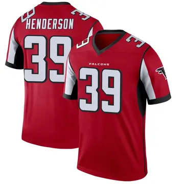 Red Men's C.J. Henderson Atlanta Falcons Legend Jersey