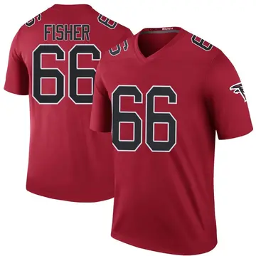 Red Men's Joey Fisher Atlanta Falcons Legend Color Rush Jersey