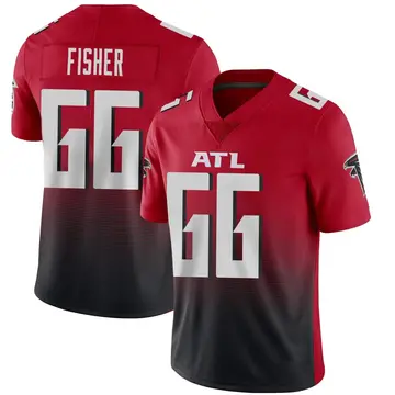 Red Men's Joey Fisher Atlanta Falcons Limited Vapor 2nd Alternate Jersey