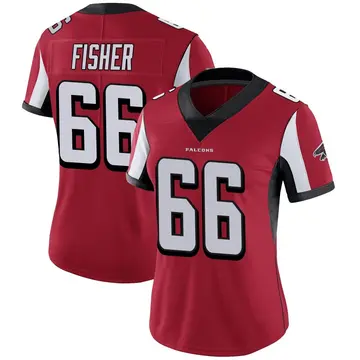Red Women's Joey Fisher Atlanta Falcons Limited Team Color Vapor Untouchable Jersey