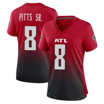 Red Women's Kyle Pitts Sr. Atlanta Falcons Game 2nd Alternate Jersey