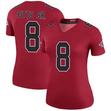 Red Women's Kyle Pitts Sr. Atlanta Falcons Legend Color Rush Jersey