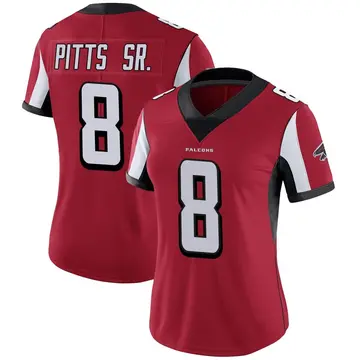 Red Women's Kyle Pitts Sr. Atlanta Falcons Limited Team Color Vapor Untouchable Jersey