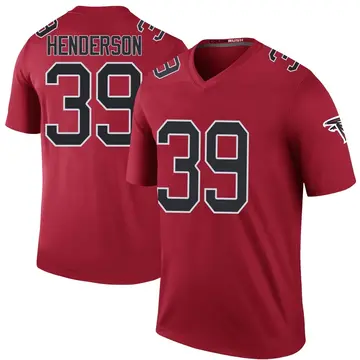 Red Youth C.J. Henderson Atlanta Falcons Legend Color Rush Jersey