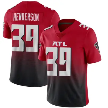 Red Youth C.J. Henderson Atlanta Falcons Limited Vapor 2nd Alternate Jersey