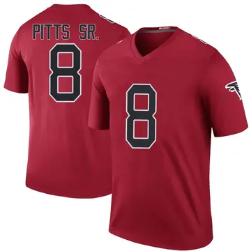 Red Youth Kyle Pitts Sr. Atlanta Falcons Legend Color Rush Jersey
