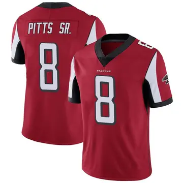 Red Youth Kyle Pitts Sr. Atlanta Falcons Limited Team Color Vapor Untouchable Jersey