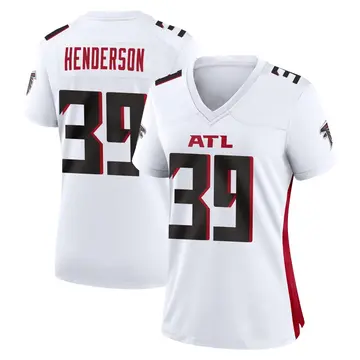 White Women's C.J. Henderson Atlanta Falcons Game Jersey