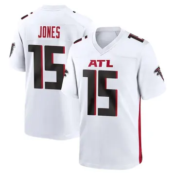 White Youth Emory Jones Atlanta Falcons Game Jersey