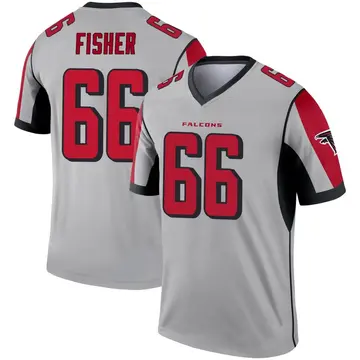 Youth Joey Fisher Atlanta Falcons Legend Inverted Silver Jersey